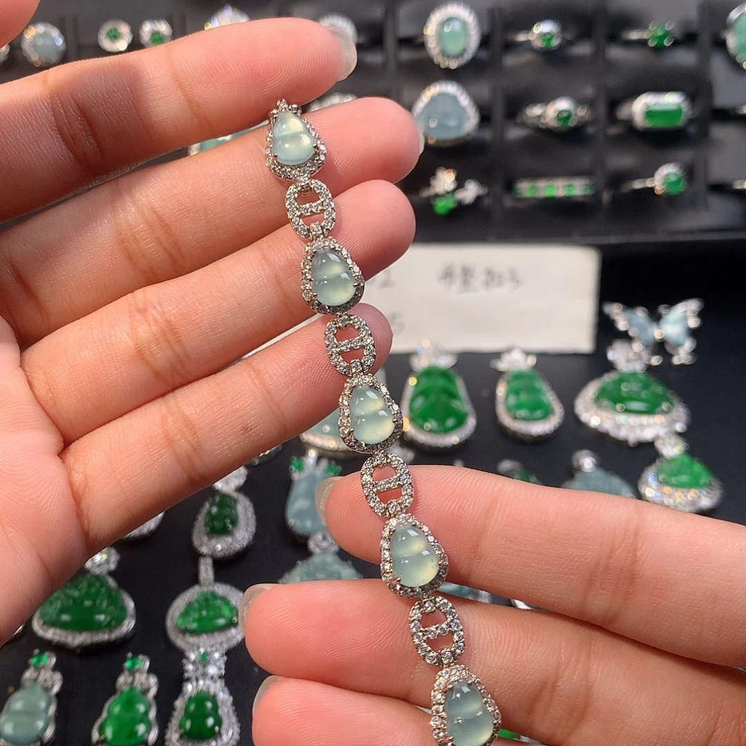 翡翠未镶嵌手链手链