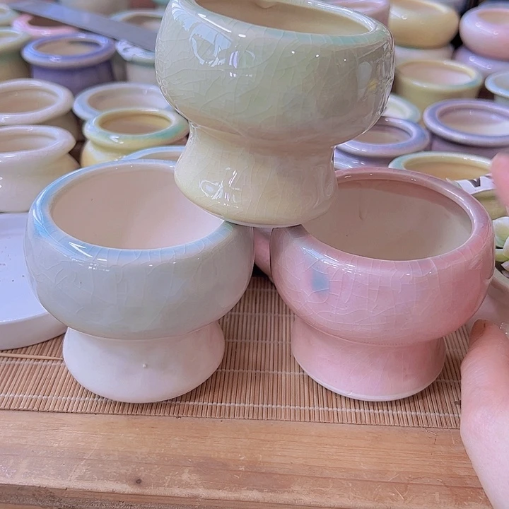 陶瓷花盆当场满12包邮