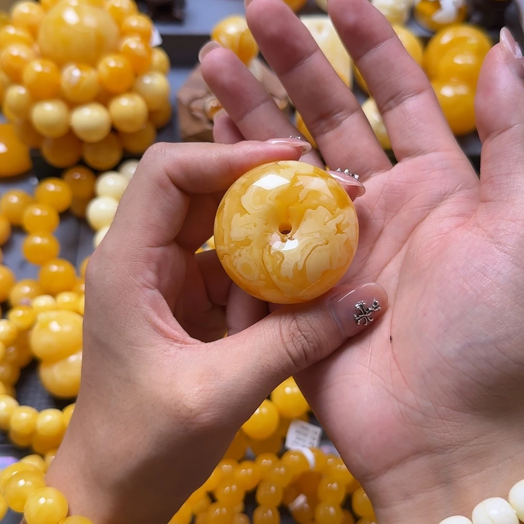 未镶嵌蜜蜡珠宝奇石平安扣