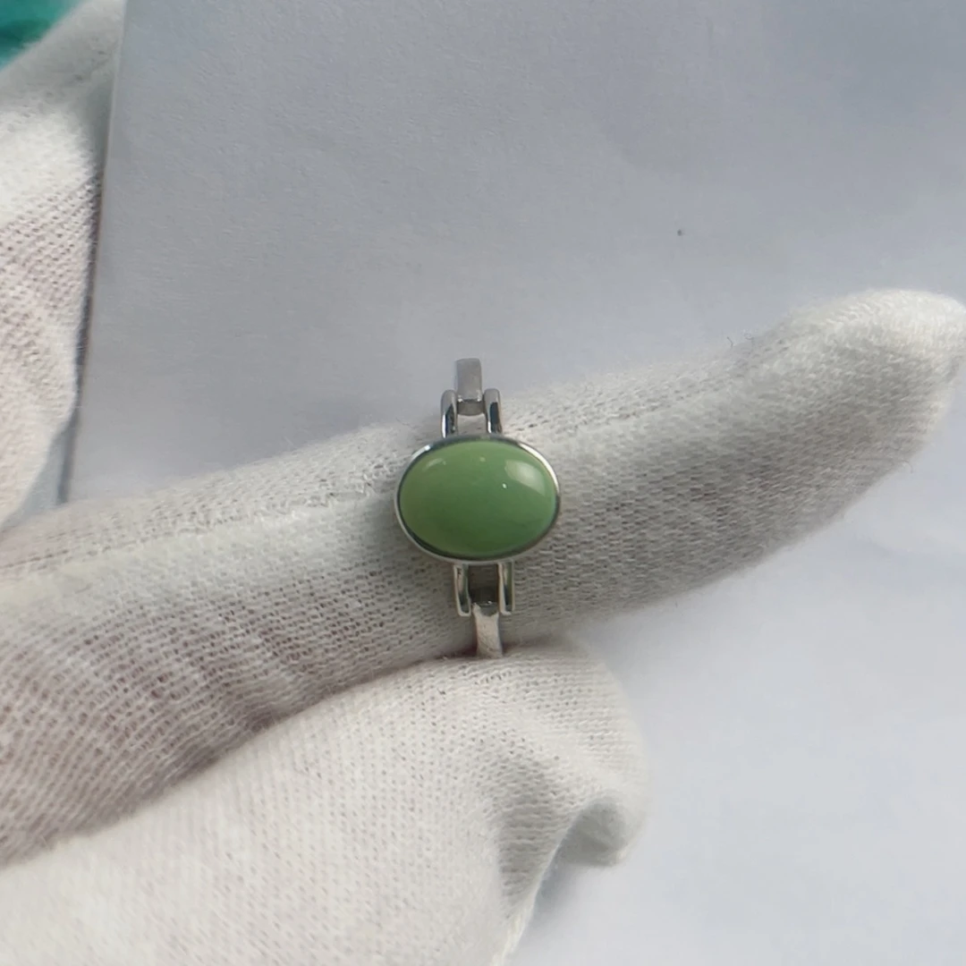 【闪购商品】银S925镶嵌绿松石珠宝奇石