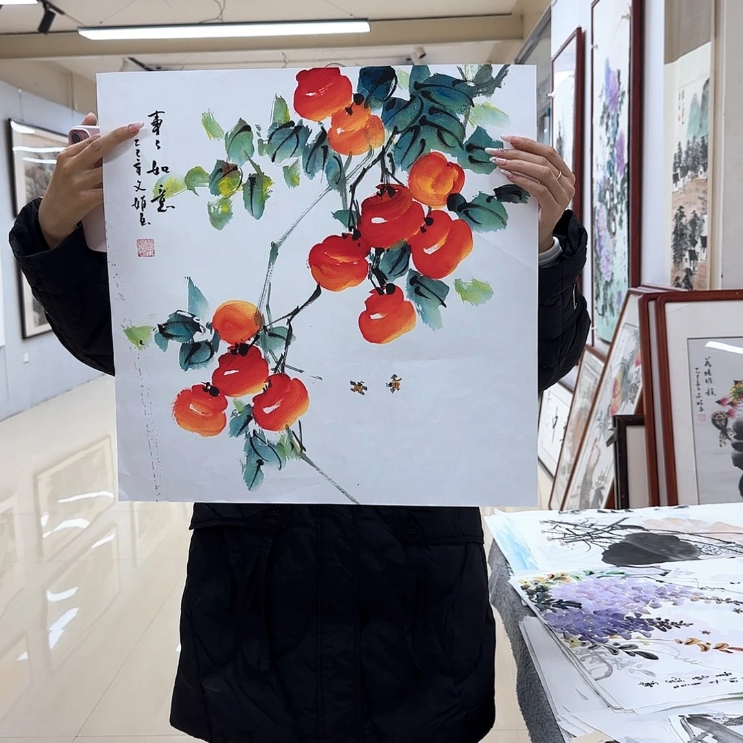 国画国画作品多次