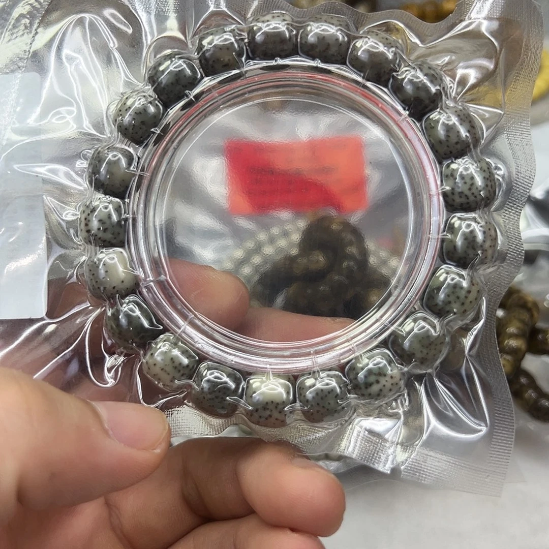 手串星月菩提13尽头卡姿兰大眼睛绿包白星月菩提11