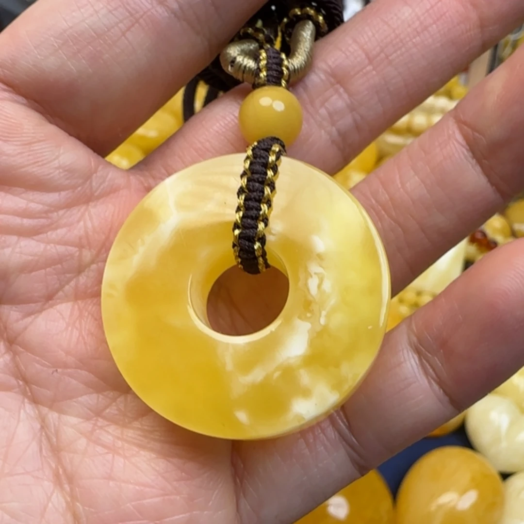 蜜蜡未镶嵌颈饰天然蜜蜡