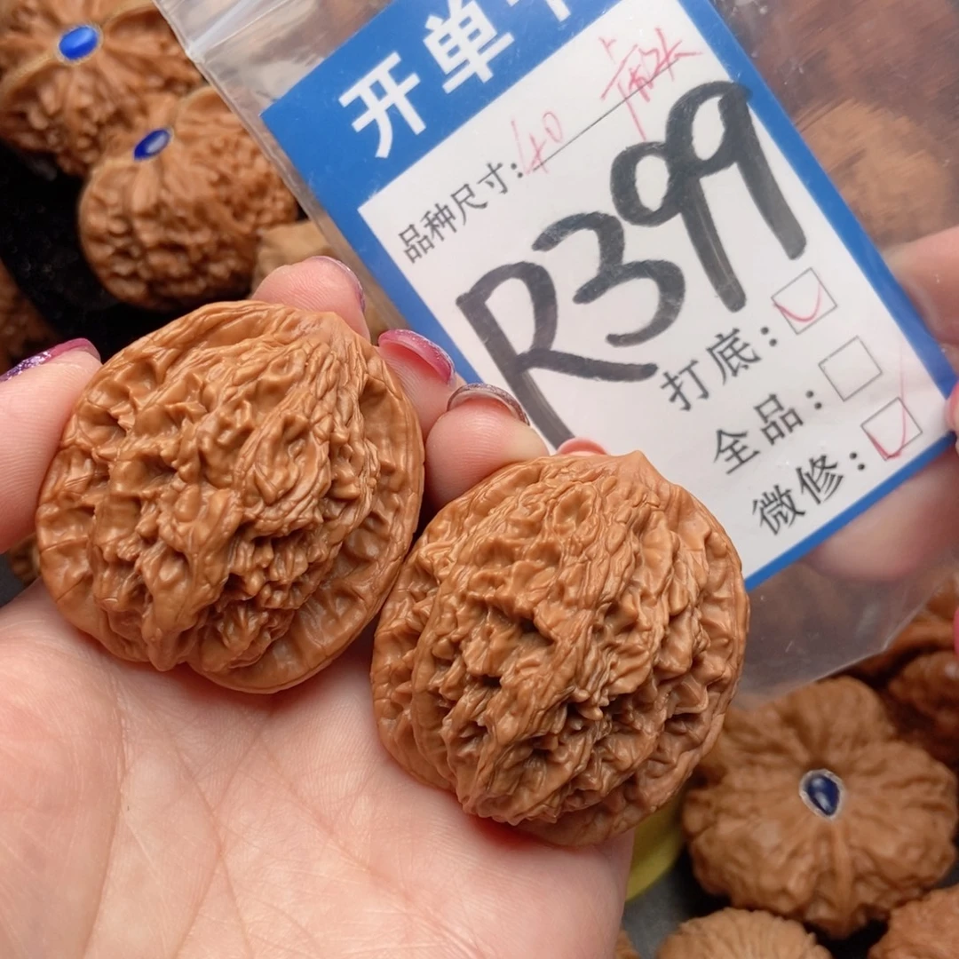 桃核吊坠核桃虎头