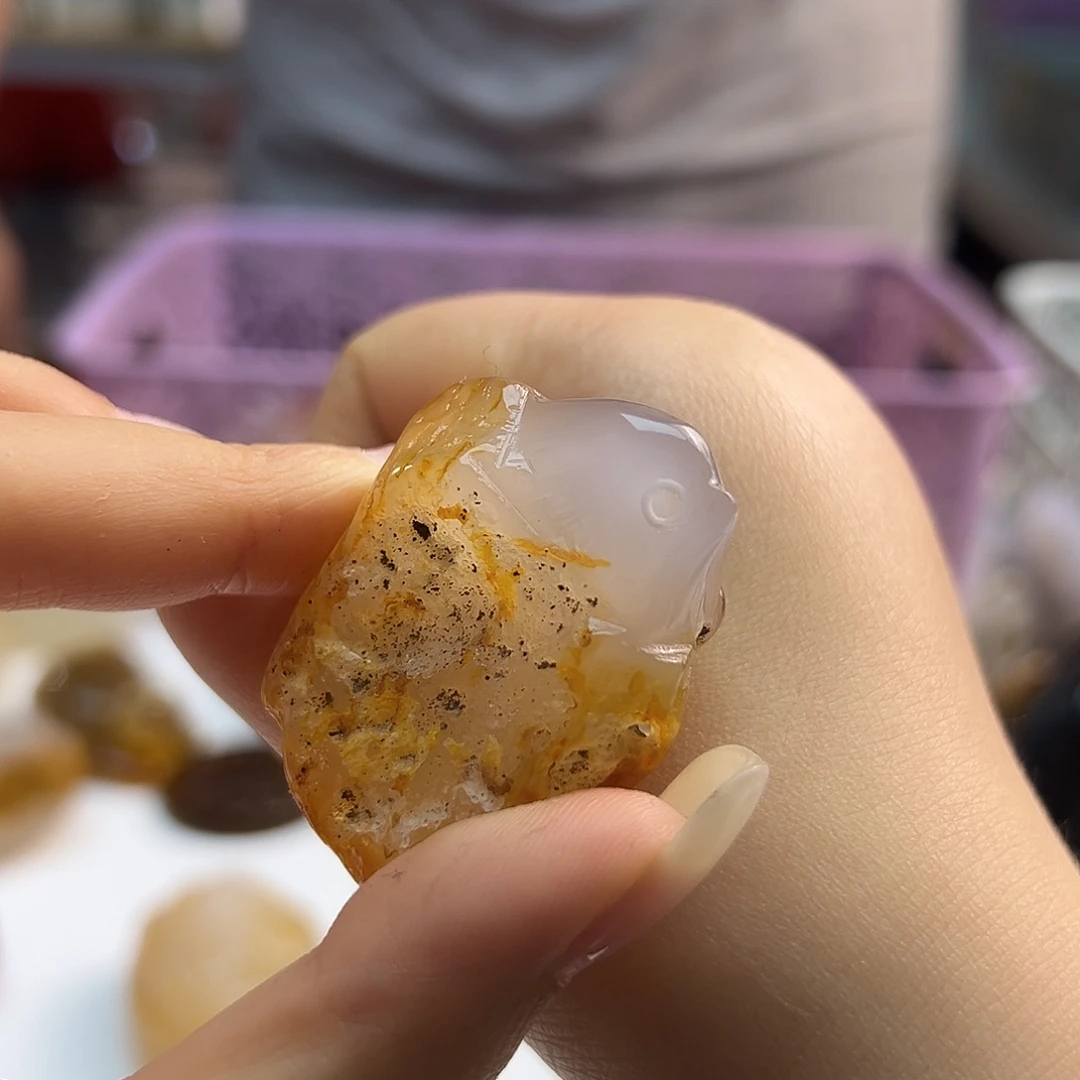 玛瑙/玉髓未镶嵌吊坠(不含链)