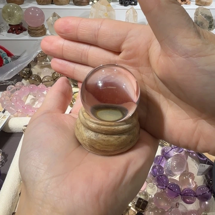 未镶嵌手链水晶白水晶球37