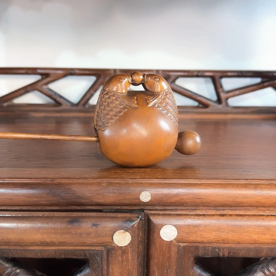 花梨木类黄杨木摆件