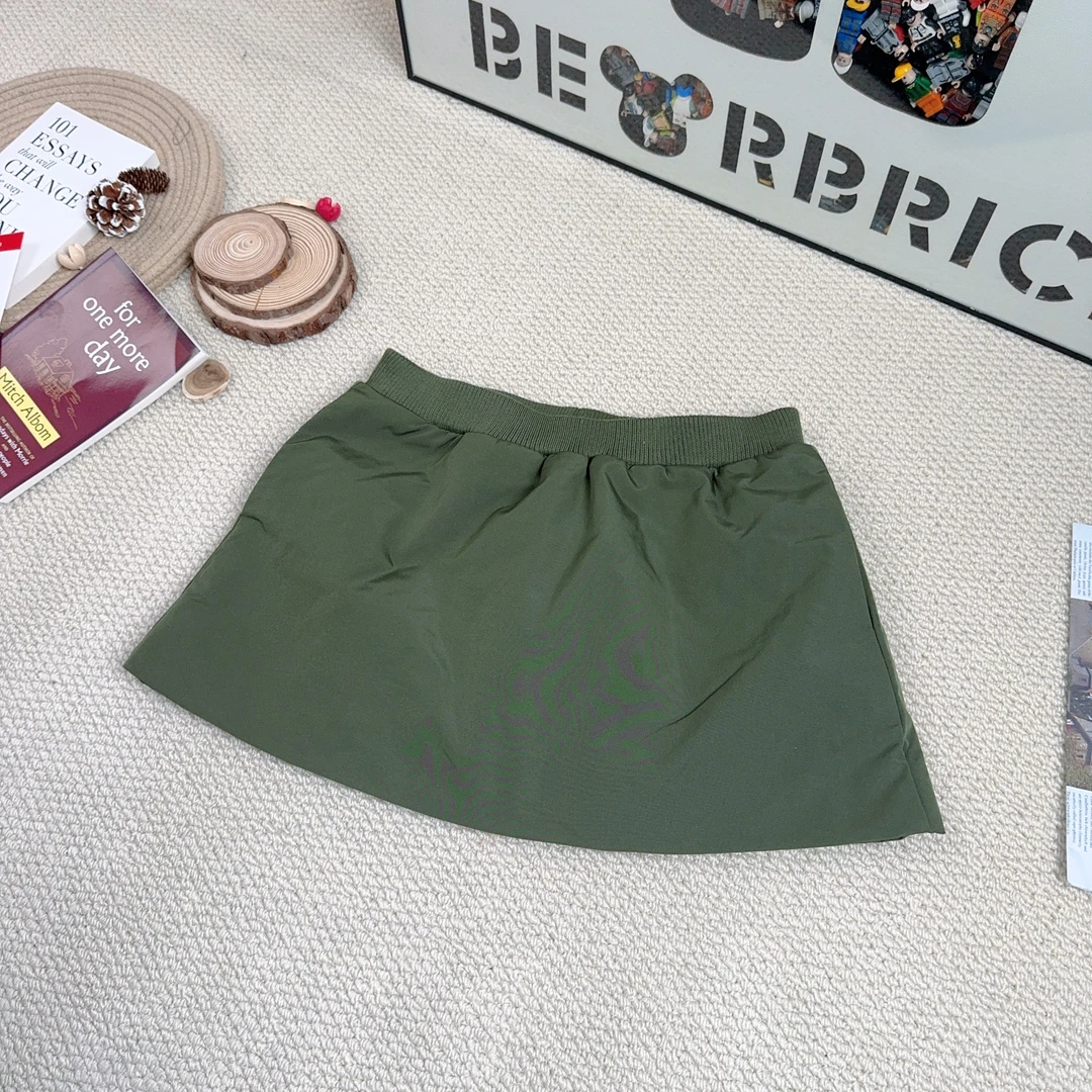 2025春季新款百搭时尚带内衬加厚短裙8673