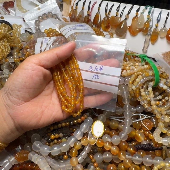 玛瑙/玉髓项链未镶嵌阿****丹0030