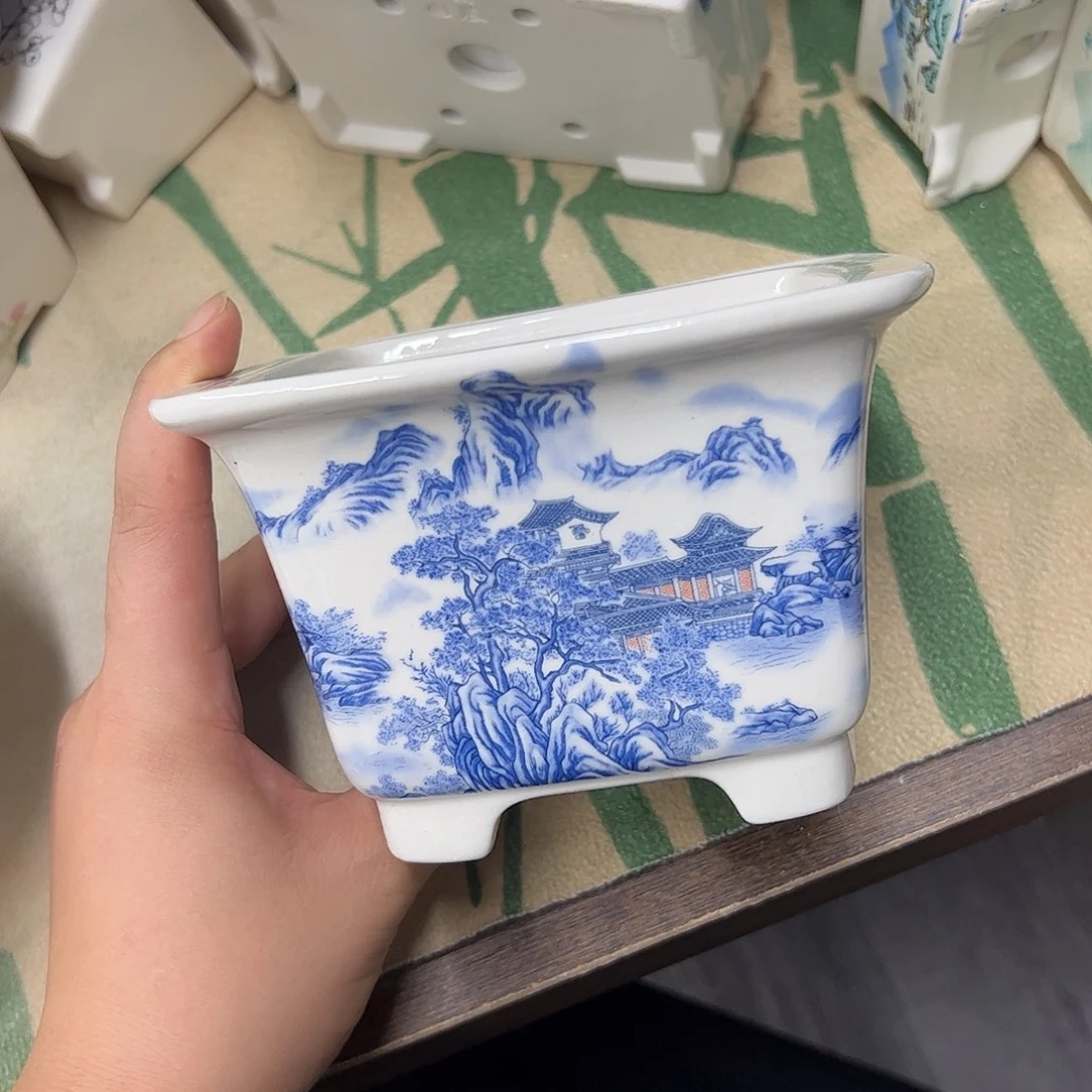 白泥花盆331号瑕疵13/9cmm