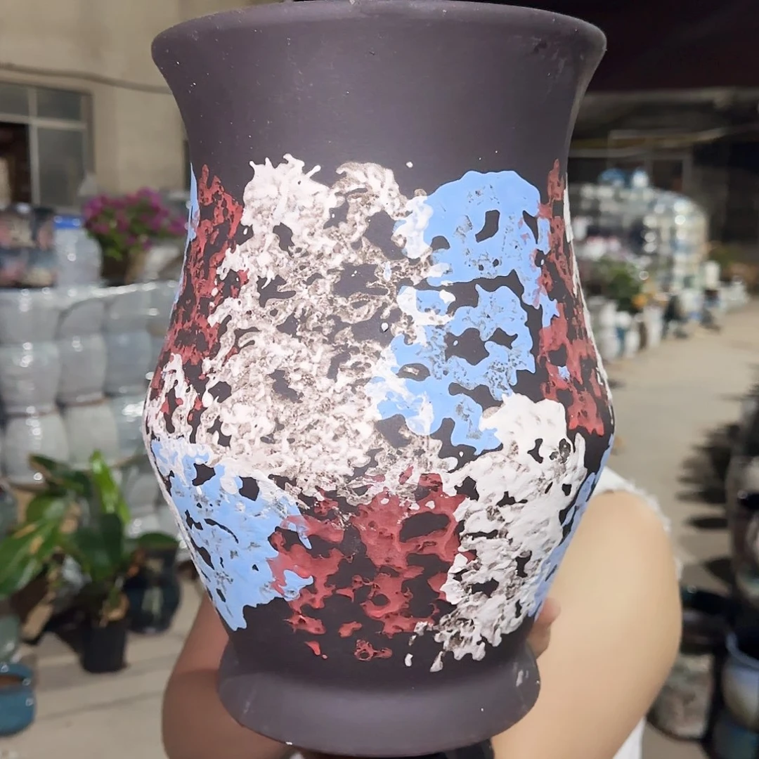 紫砂花盆高30口20