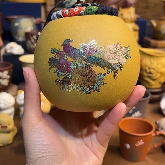 紫砂茶杯紫砂茶叶罐