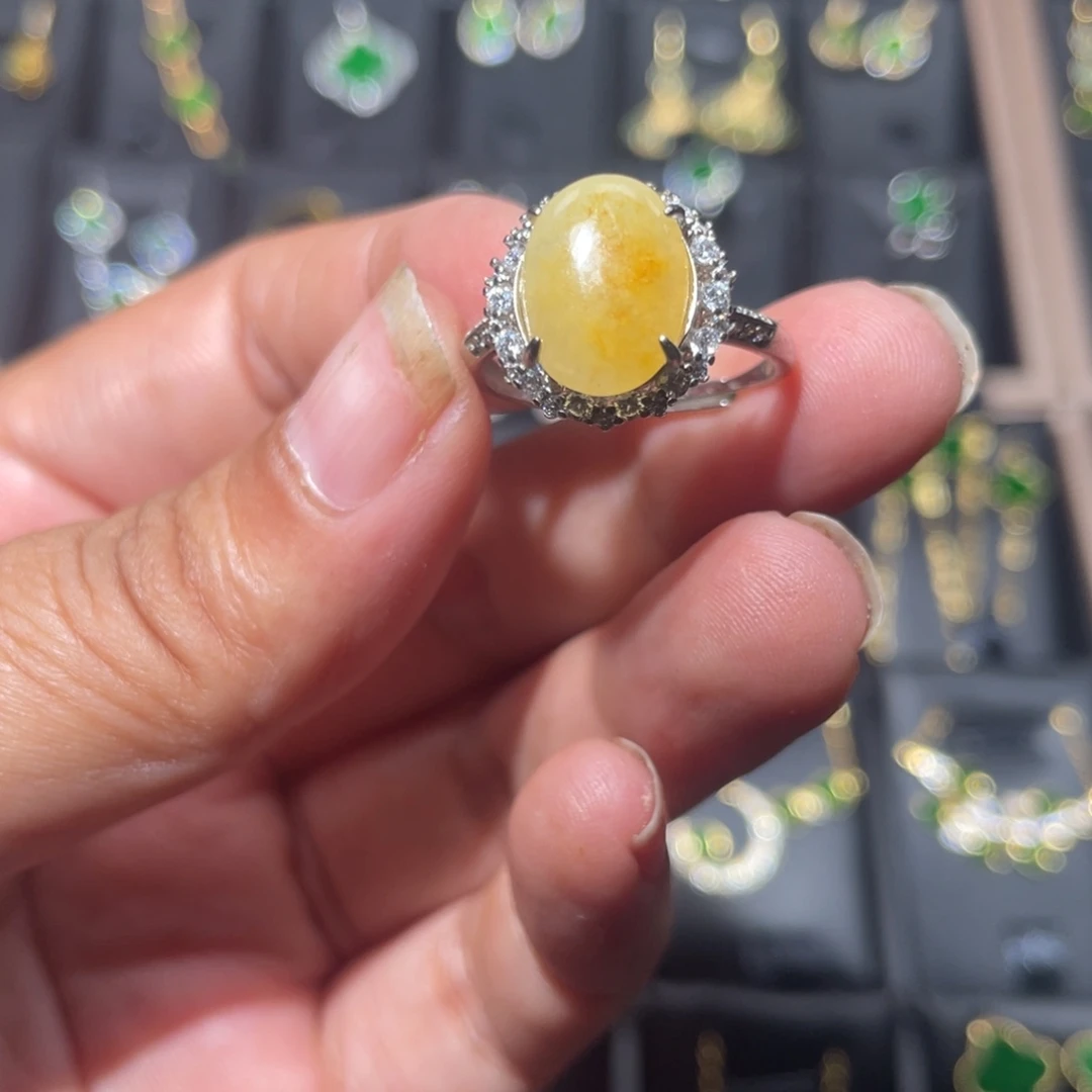 翡翠银S925镶嵌颈饰