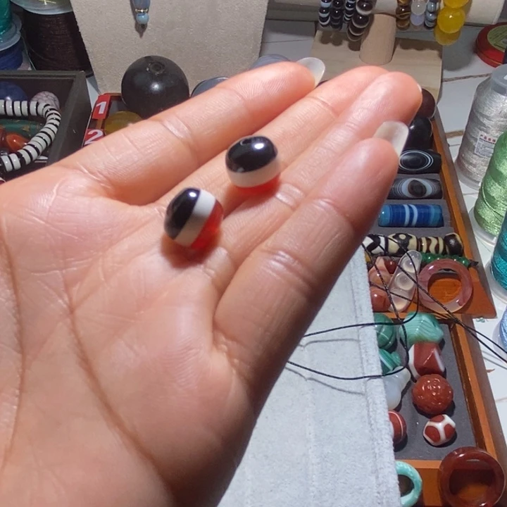 湖***军玛瑙/玉髓合金珠宝半成品