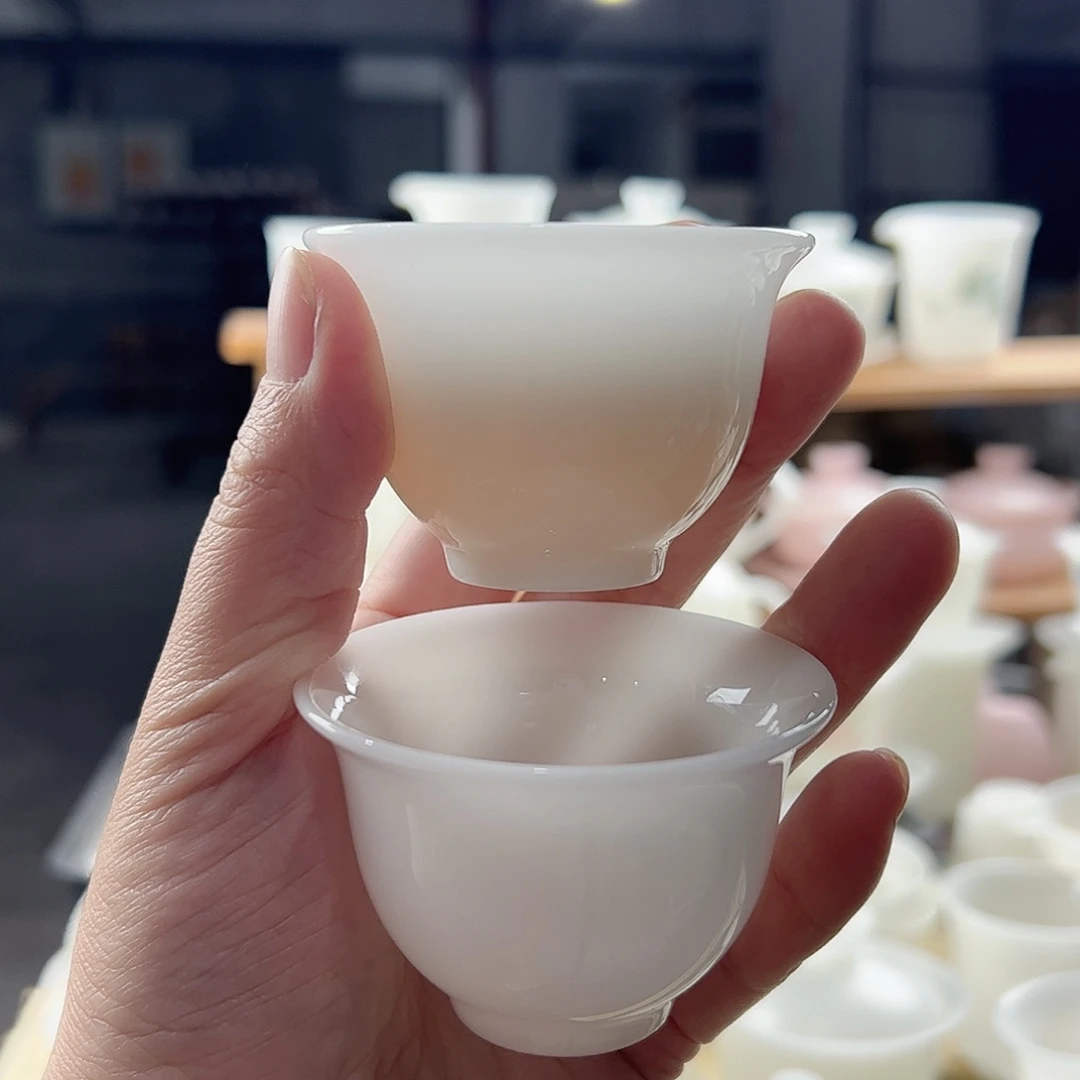 2个装璞玉釉烧反口杯60ml
