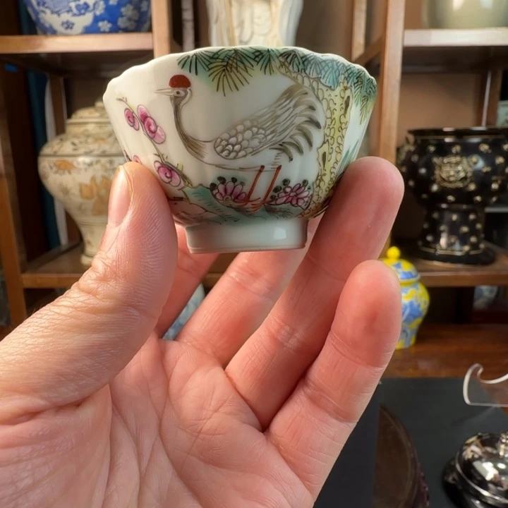 陶瓷00000002松鹤延年杯子