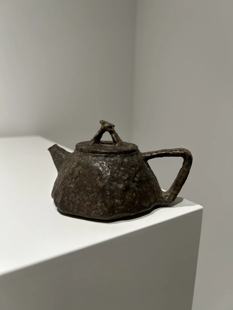 程力钦老师手工冰碛岩石壶 孤品 豹纹 125cc