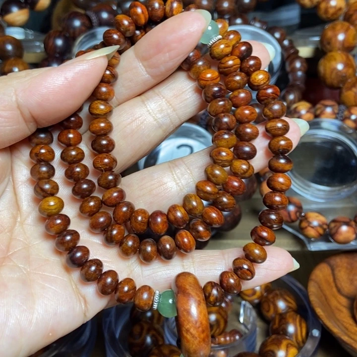 黄花梨/降香黄檀海南算盘珠尺寸4+6