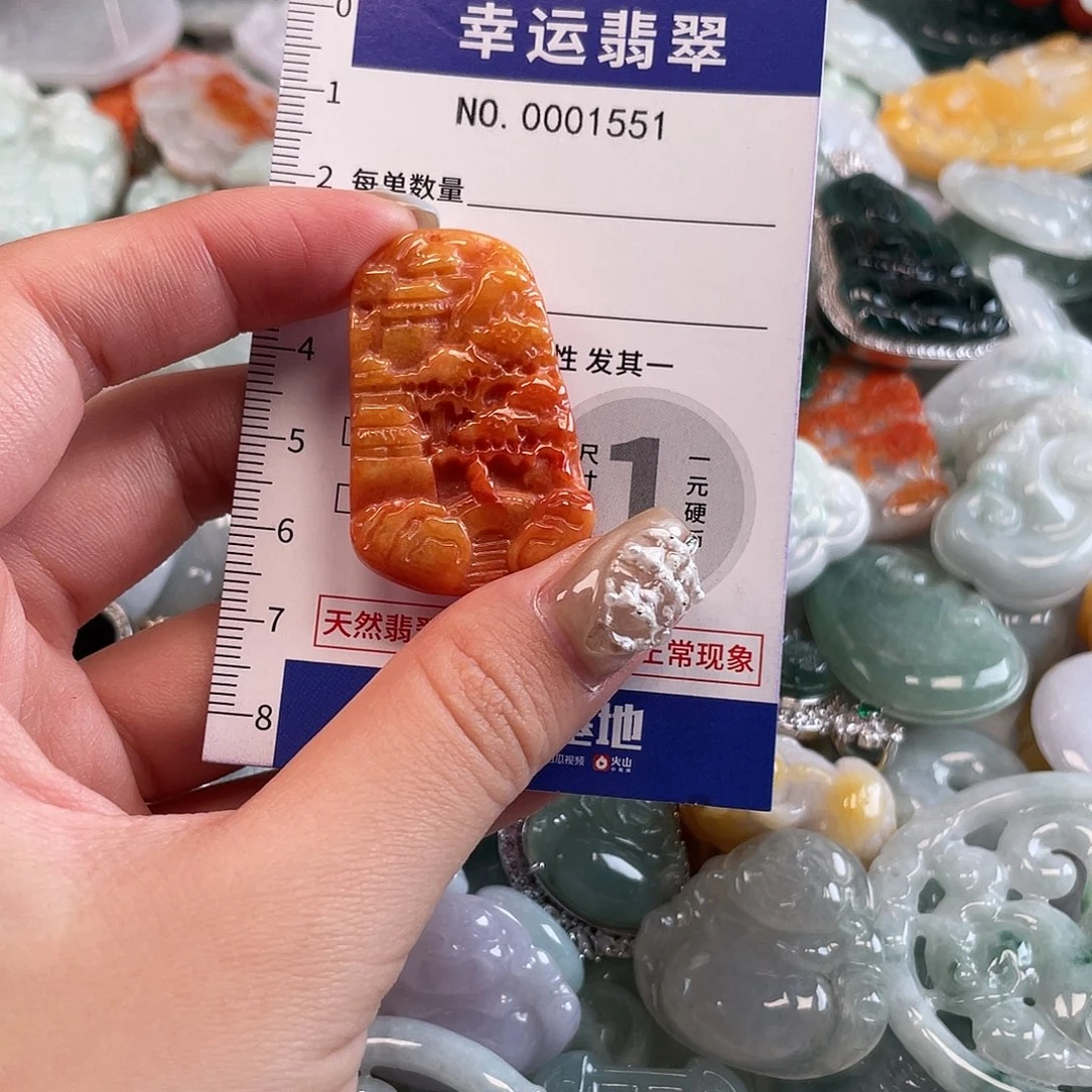 翡翠未镶嵌颈饰1551