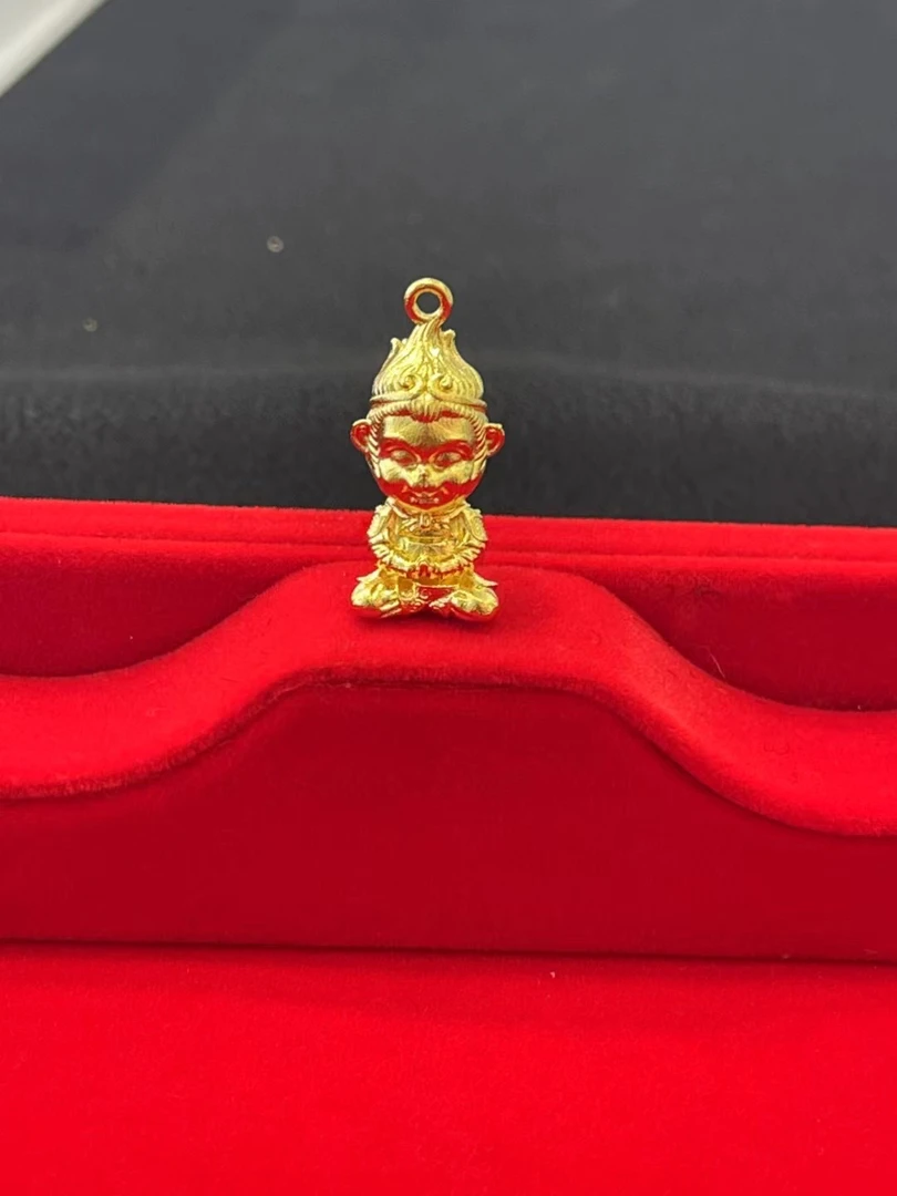 吊坠足银 足银大圣归来铸金银手工吊坠珠宝首饰饰品挂件挂坠