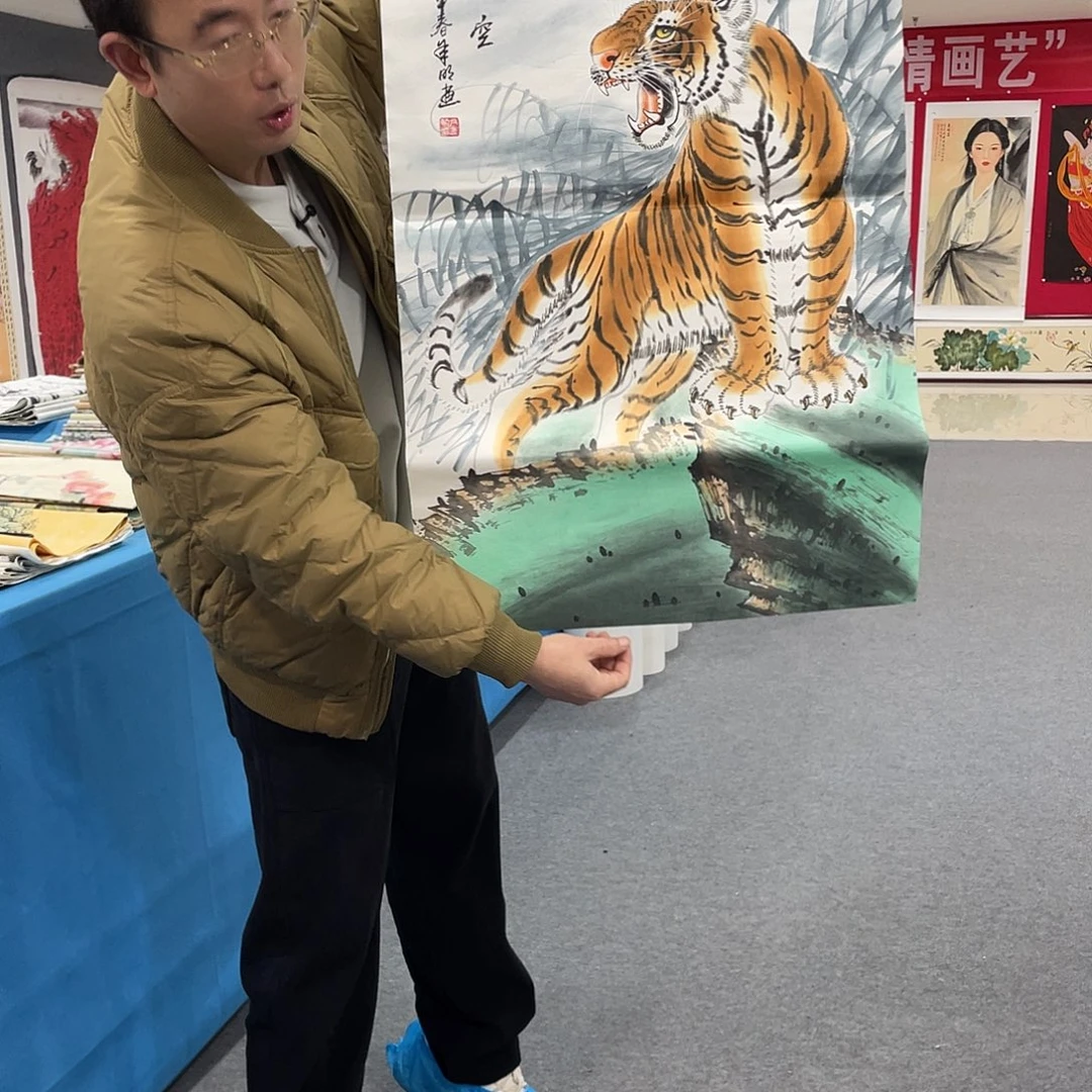 国画今天上午国画作品展示