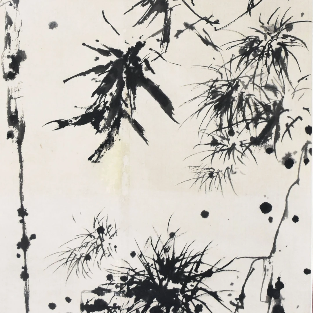 HM5135 双栖图 89×49cm 纸本立轴 3.9平尺