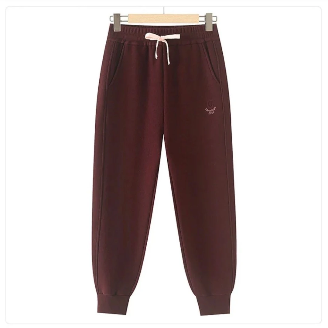 中腰加绒休闲运动束脚休闲哈伦2455