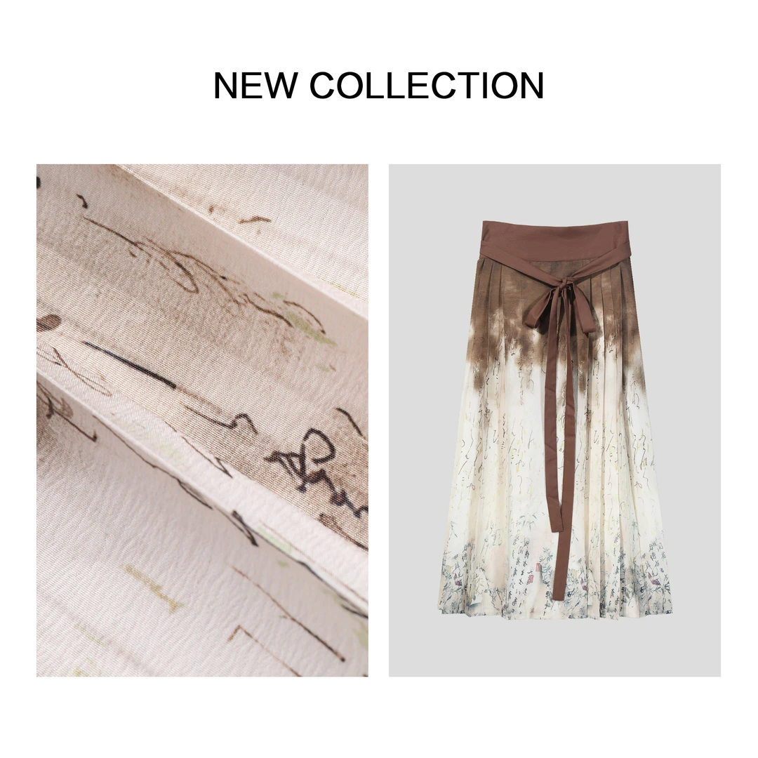 【静秋专属】E1F38002B 轻盈飘逸半长裙