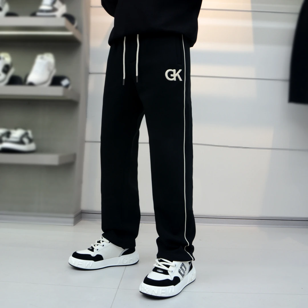 男士加绒裤子男款秋冬款加绒加厚男裤冬季高贵上档次休闲裤直筒潮