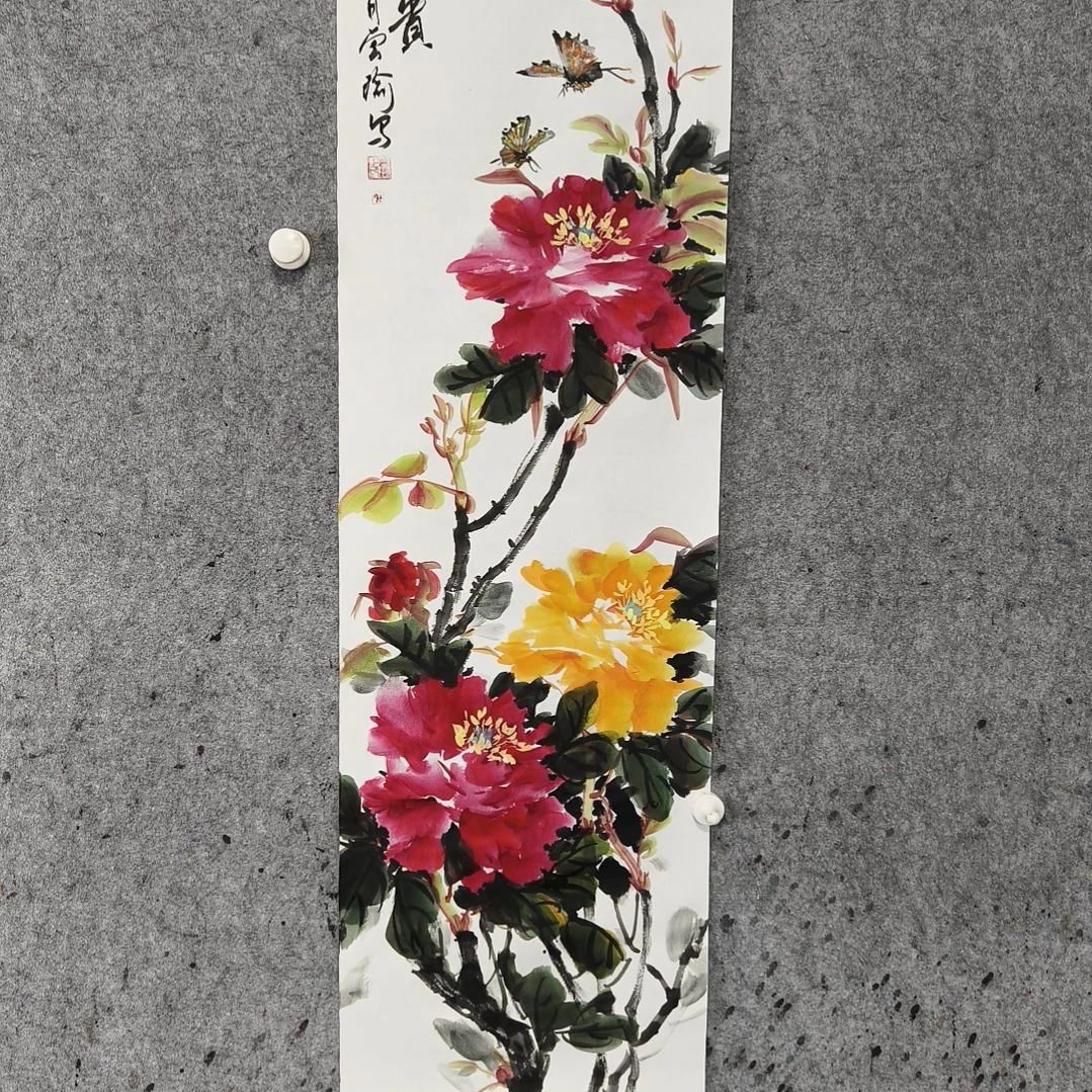 国画海****人花开富贵险中求