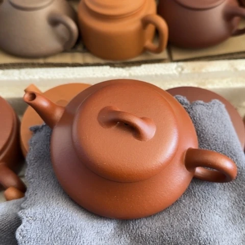 紫砂茶壶好*情小红泥220c c c