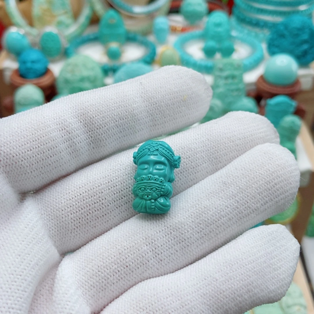 绿松石未镶嵌扎基拉姆