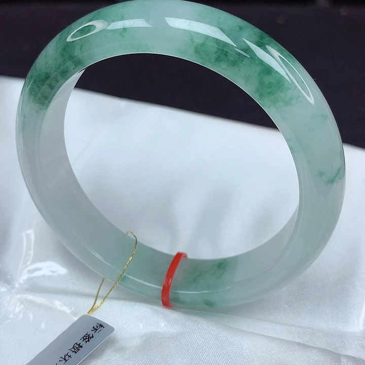 翡翠未镶嵌手镯57圈002
