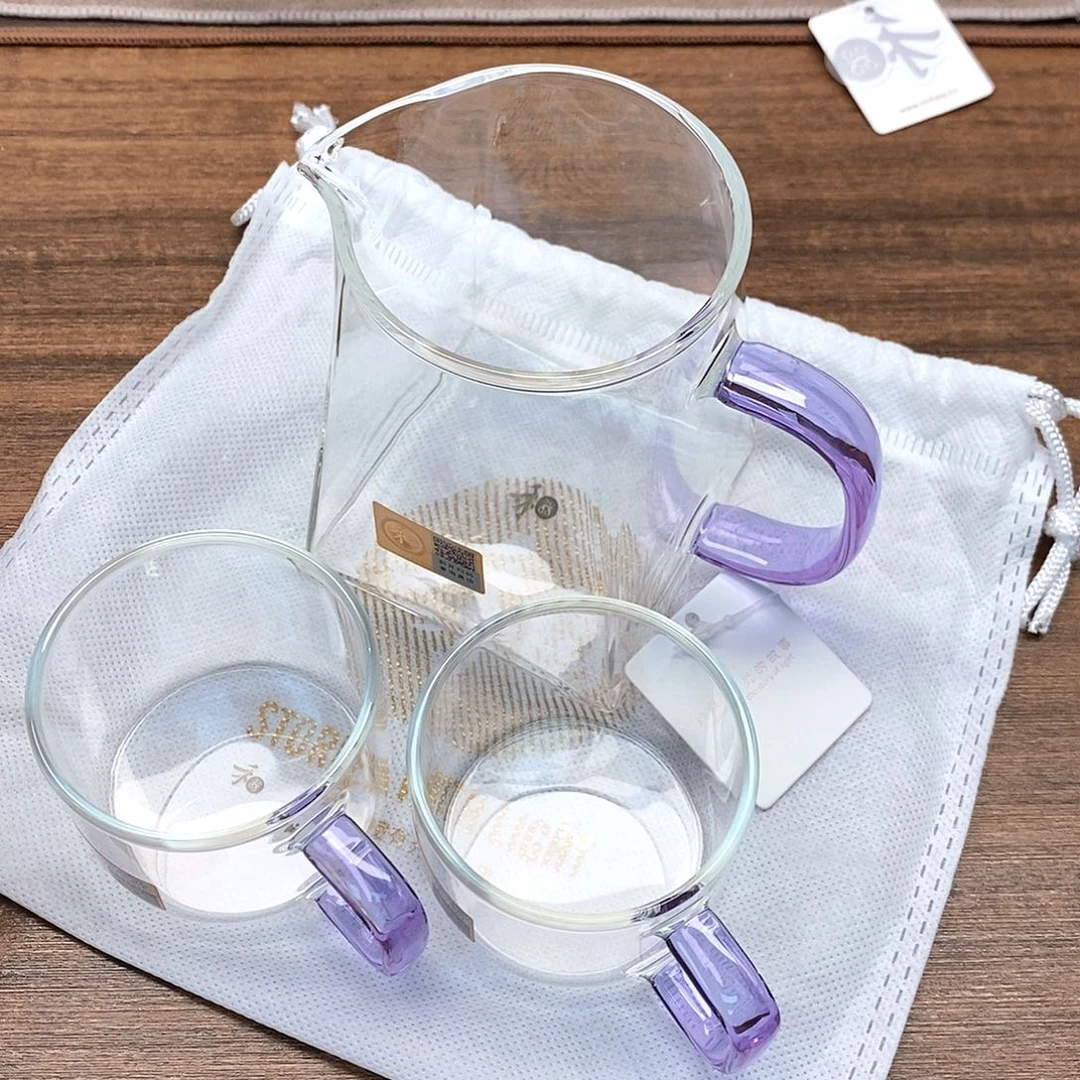 禾器/瀚然茶海/浅紫+清禾杯/浅紫