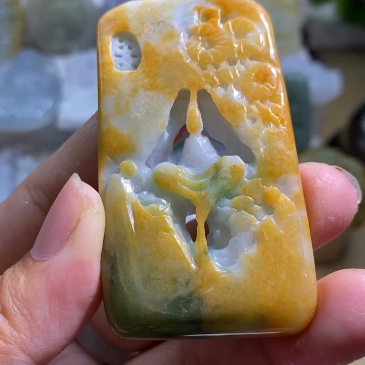 【闪购商品】颈饰未镶嵌翡翠观音