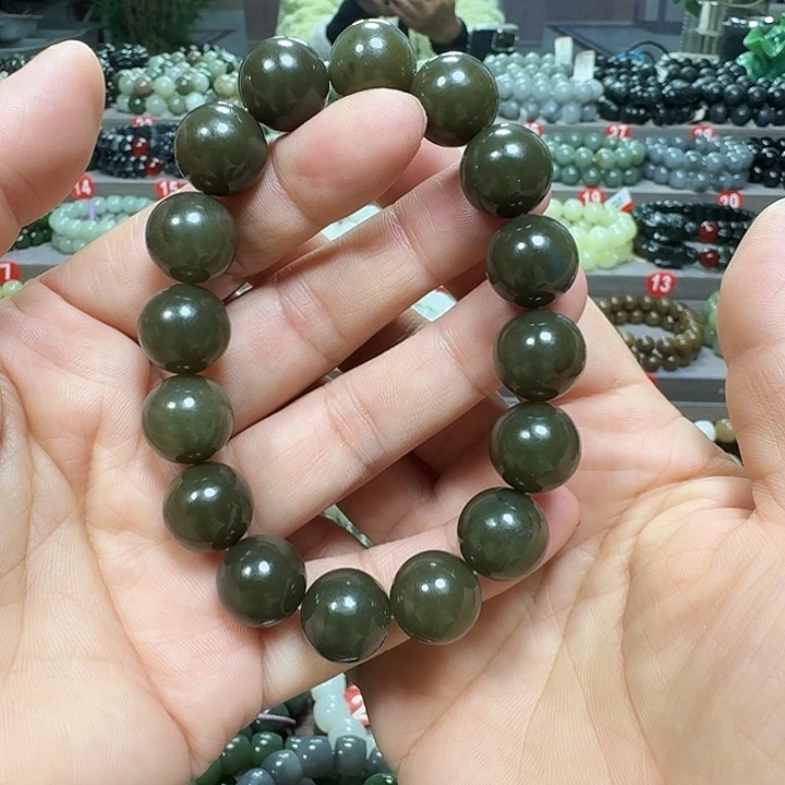未镶嵌手链和田玉新疆且末糖卡14