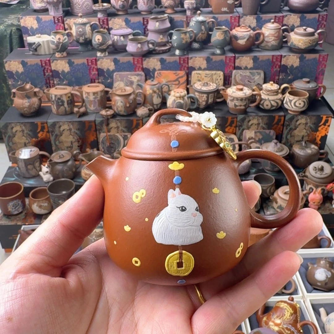 茶壶紫砂150cc原矿精工半手