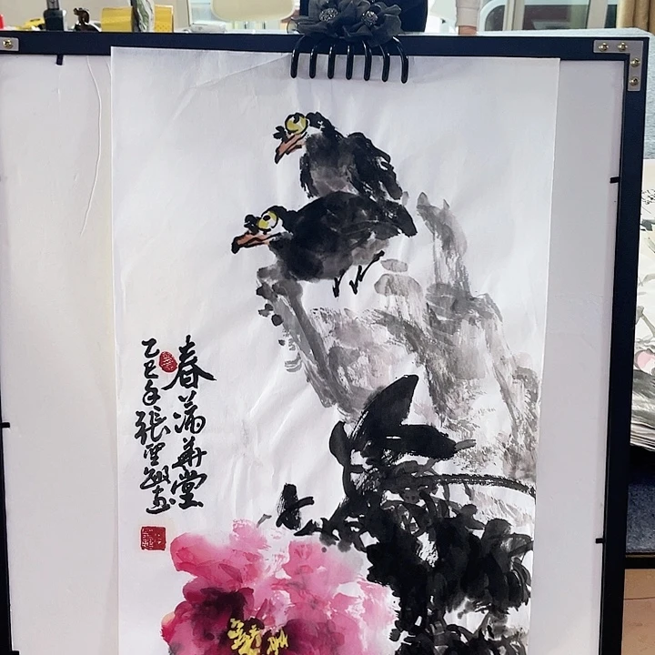 国画张圣敏先生纯手绘作品