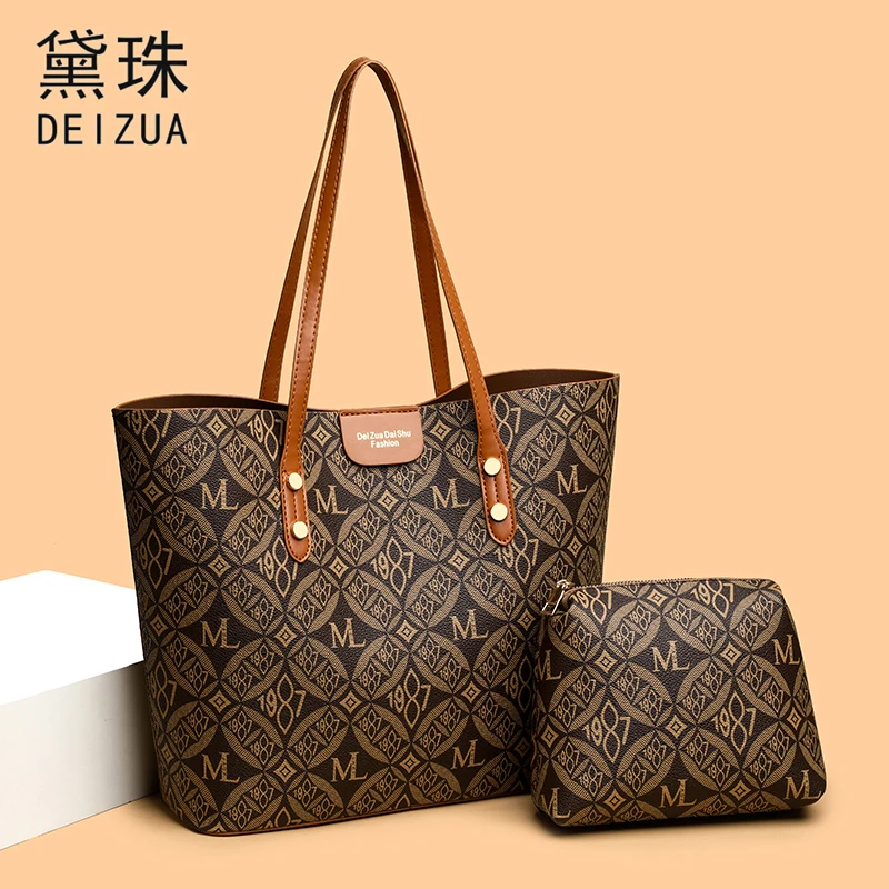 【长40宽12高29】轻奢小众时尚百搭简约潮流单肩子母包黛珠1099