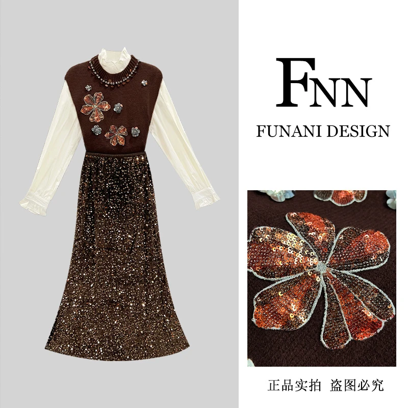 芙娜妮夏季女款爆款2025新款女装洋气时髦气质上衣F2432706A