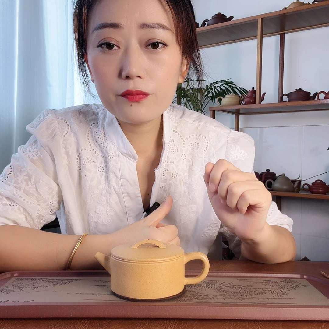 微假黄金段汉瓦壶