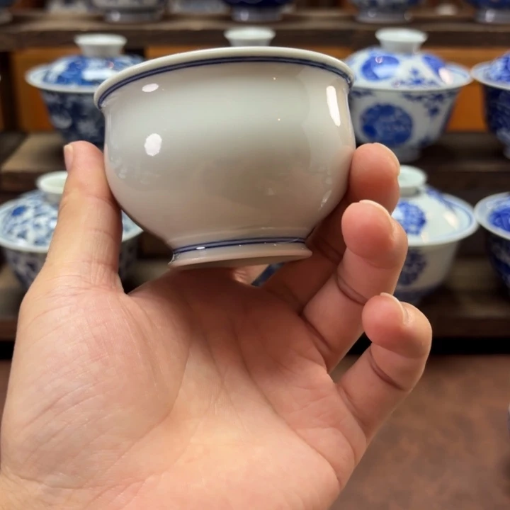 景德镇纯手工钢杯