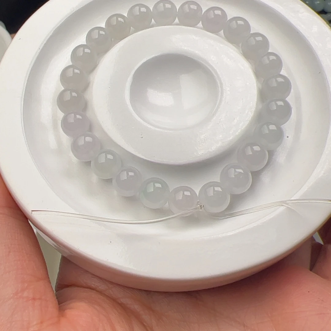 李***基未镶嵌手链翡翠天然翡翠手串