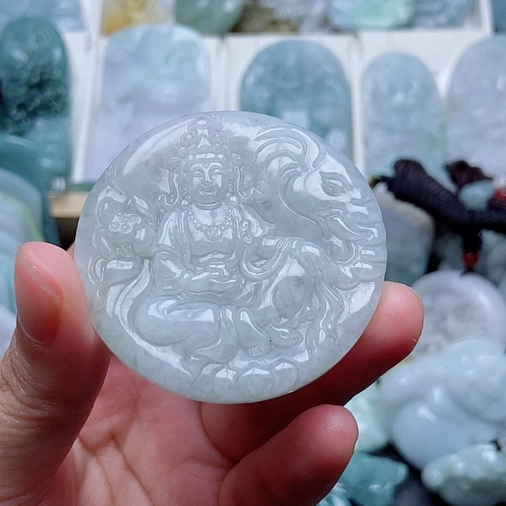 翡翠未镶嵌吊坠(不含链)feic