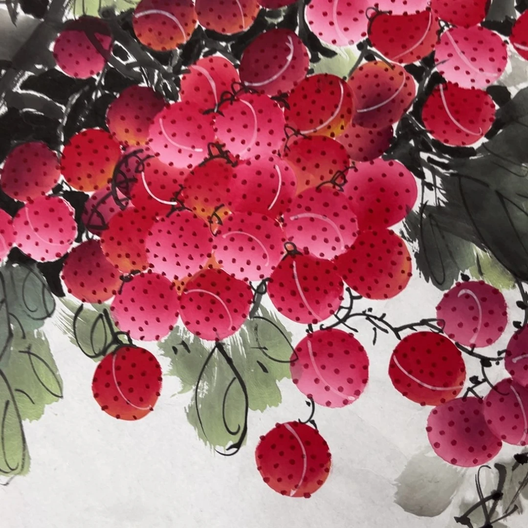 国画国画老师手绘作品
