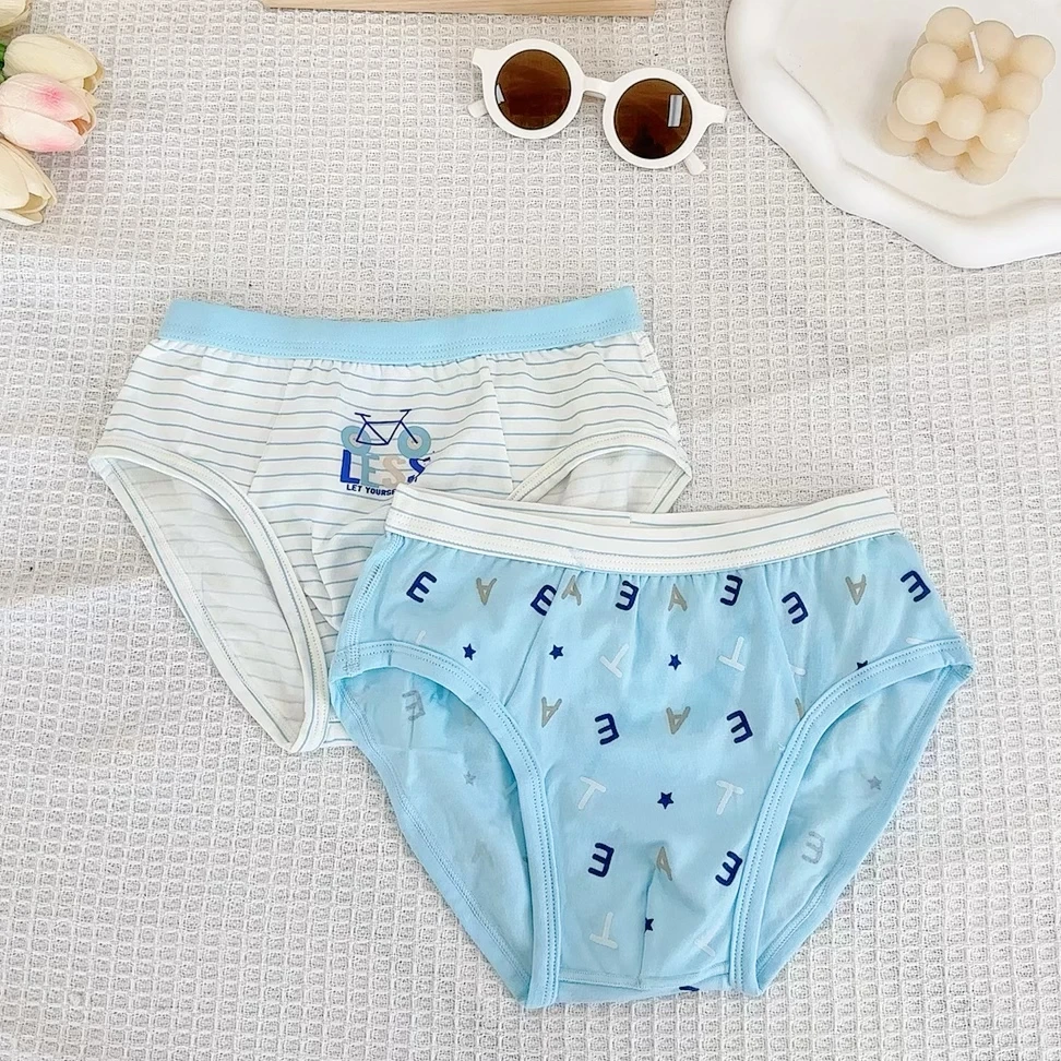 3A抗J！！男童舒适柔软棉氨三角内裤 一包2条！105