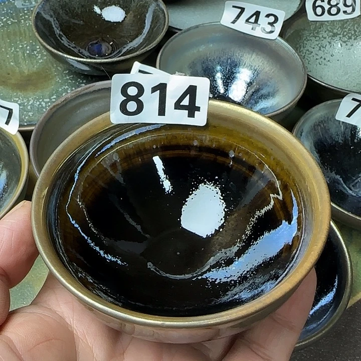 茶盏建盏杯主人杯龙窑柴烧