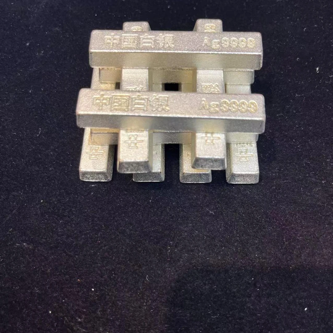 白银库9999家用小条家用自用书房客厅玄关摆件