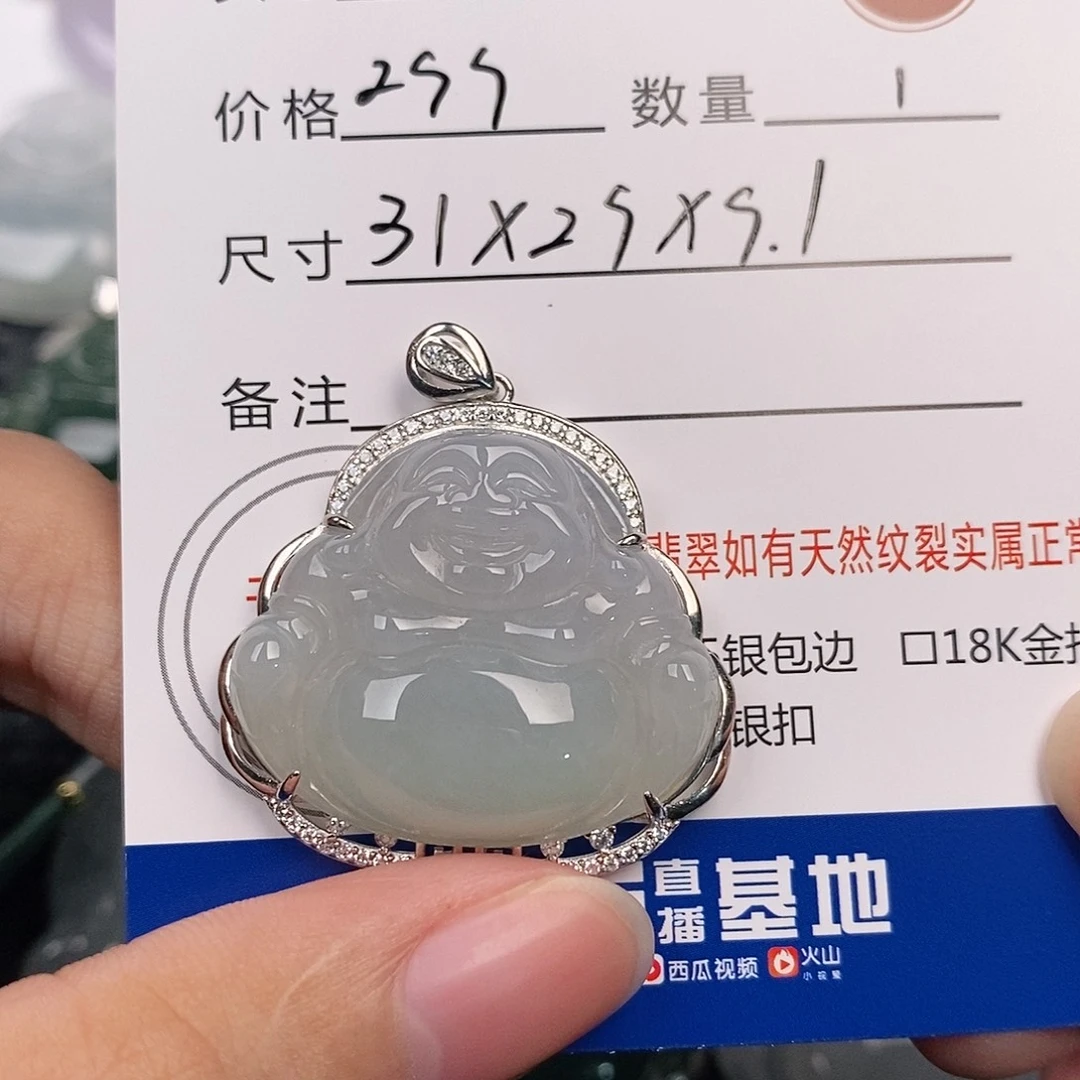 翡翠银S925镶嵌颈饰