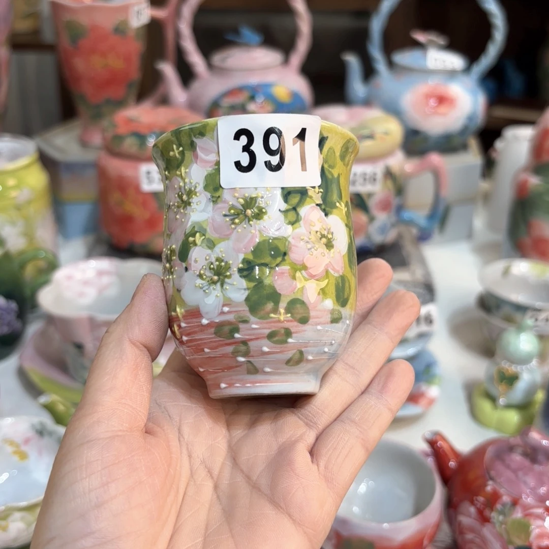 聂*梵景德镇手绘高温釉下彩陶瓷茶具